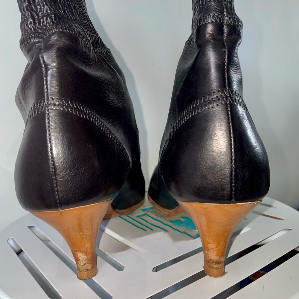 Chanel Quilted Leather Boots - Picture 5 of 5